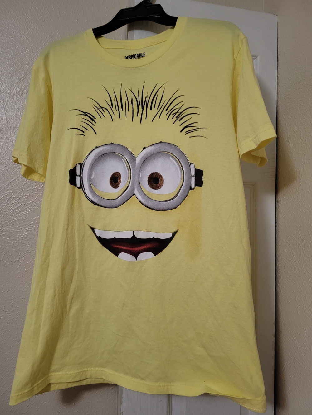 Universal Yellow Minion Face Graphic Tee
